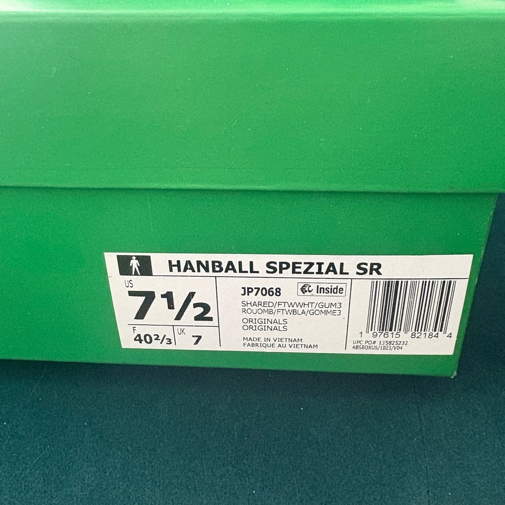 Adidas x Sporty & Rich Handball Spezial Shadow Red Sneakers Suede with box - Picture 7 of 7